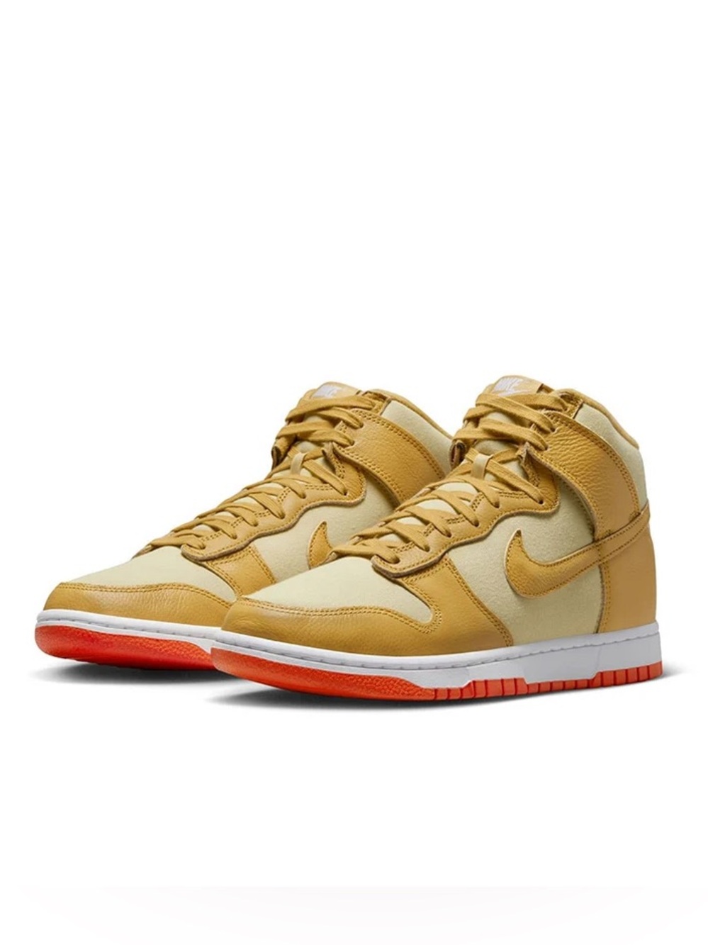 Nike Dunk High Wheat Gold Sneakers